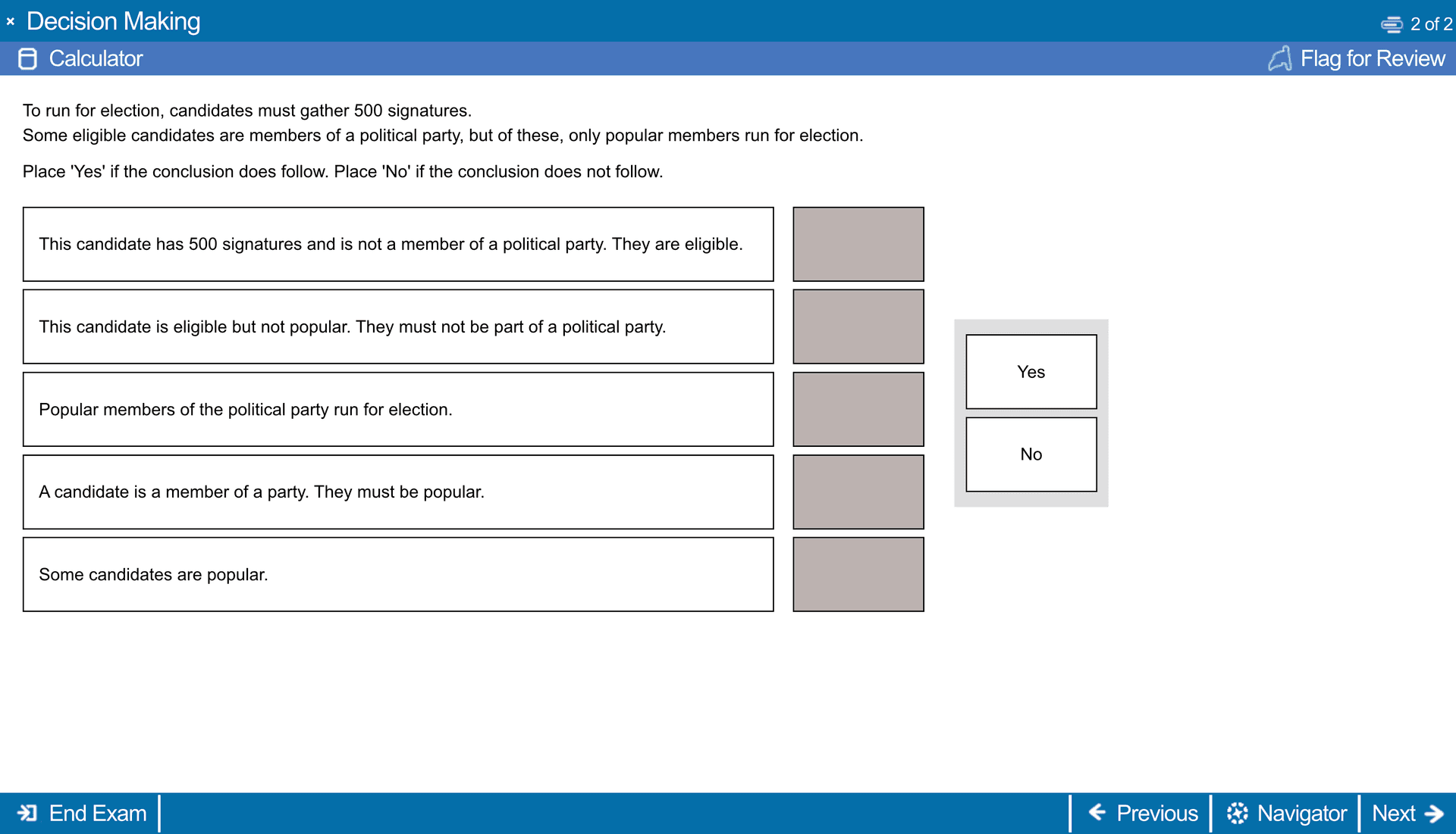 Practice Interface